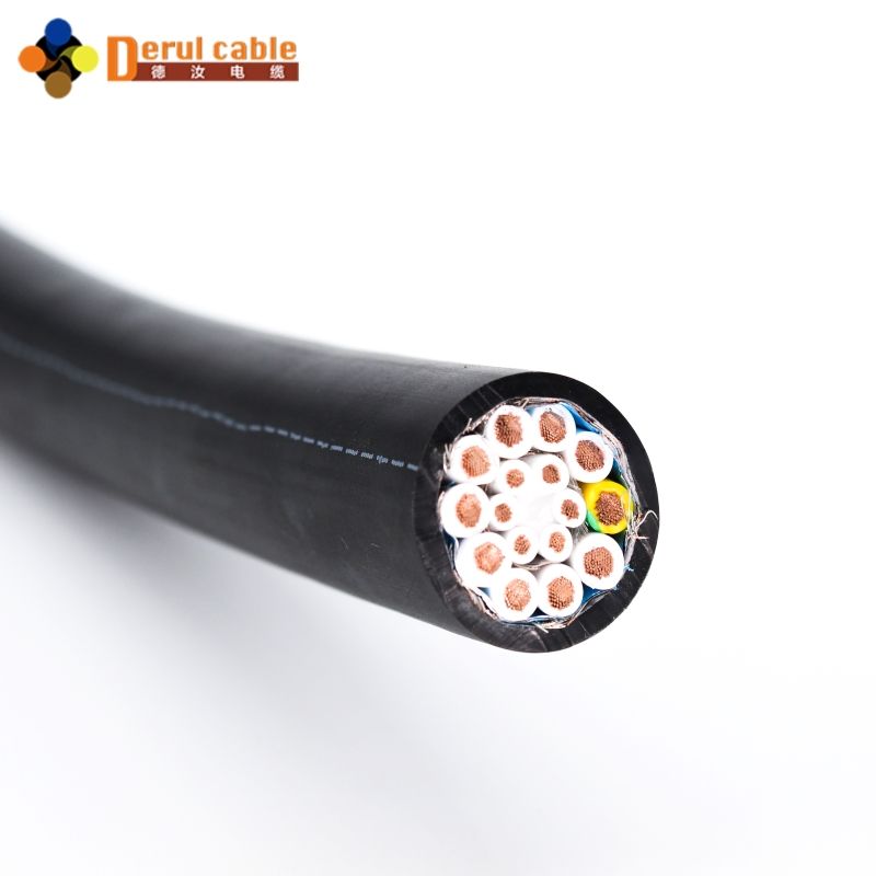 Derul Multi-Core Screened Robot Cable with Filler for Industrial Automation