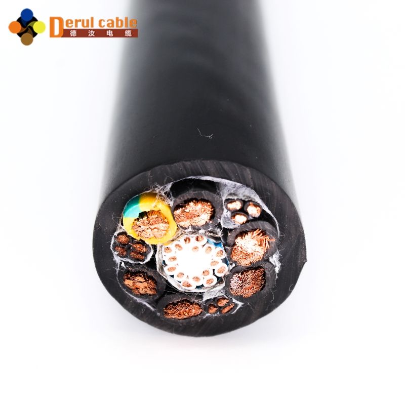 Derul Multi-Core Robot Cable with Fabric Wrapping