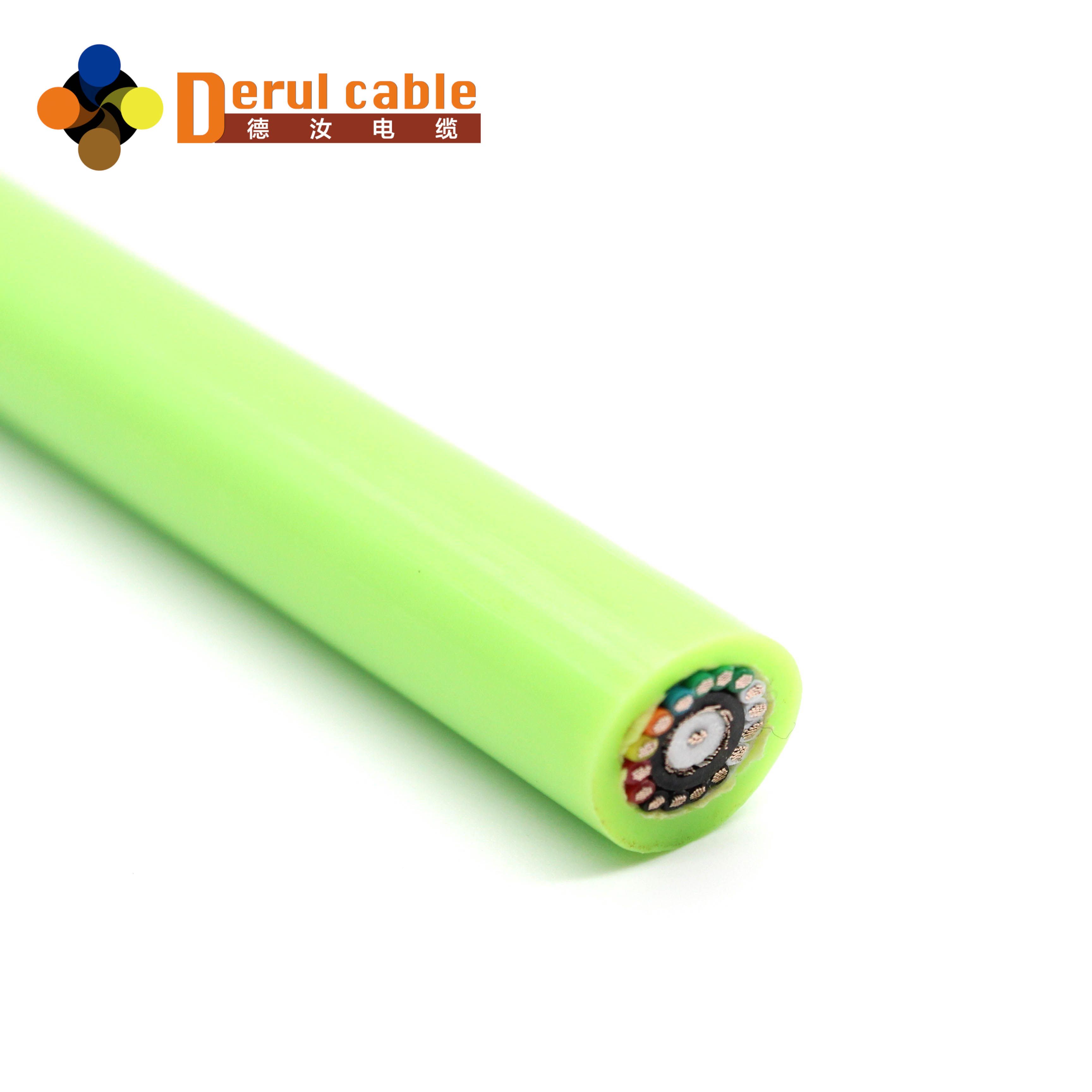 Derul Flexible Coax Cable for Pipe Robot